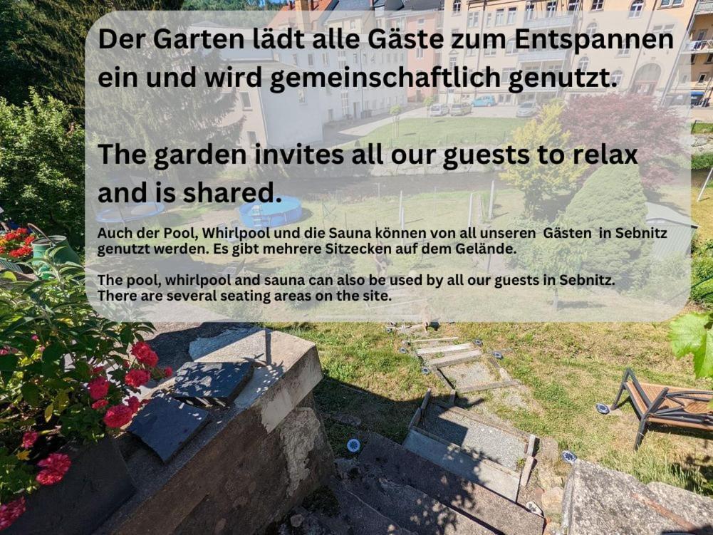 Zi1 - Urlaubsmagie - Erholung Mit Whirlpool & Sauna Sebnitz Exterior foto