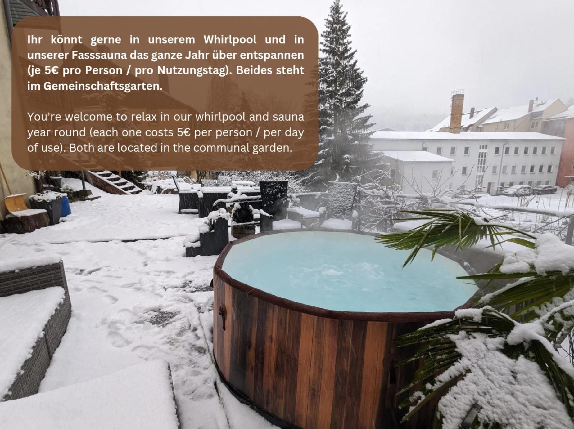 Zi1 - Urlaubsmagie - Erholung Mit Whirlpool & Sauna Sebnitz Exterior foto